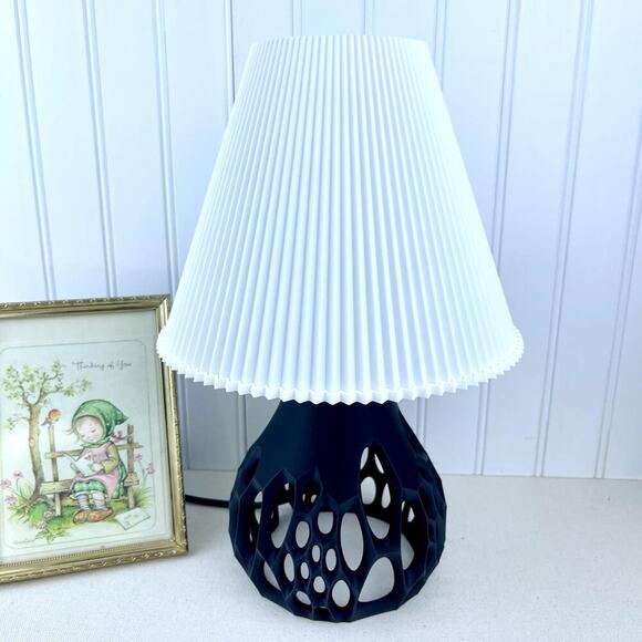 Unique Geometric Table Lamp, Virus Table Lamp, Desk Lamp and Shade, Bedside Lamp - Picture 1 of 11